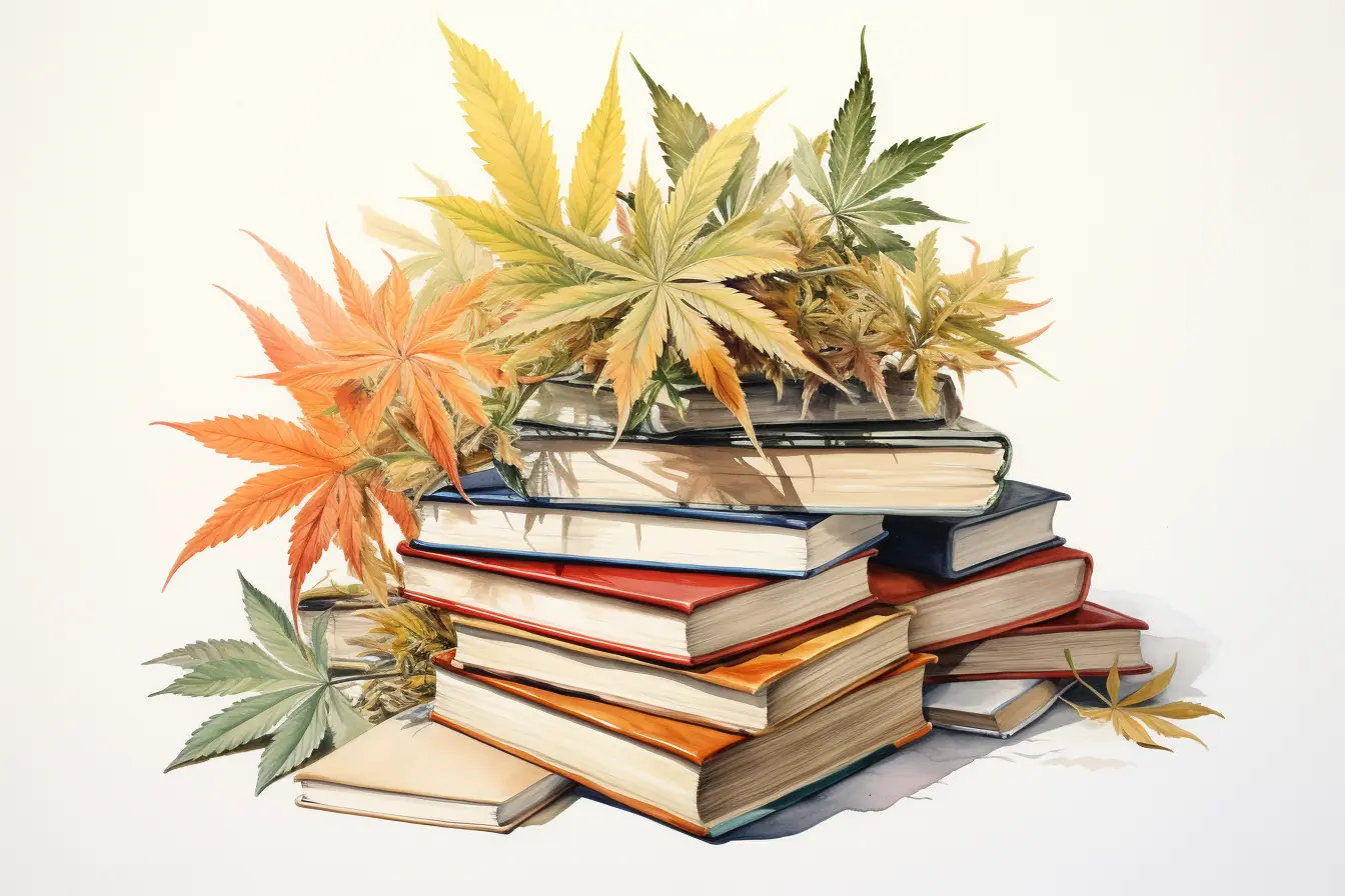 Wenn Cannabis bunte Bücher ziert, wird das Lesen zu einem spannenden Genuss. Die Pflanze ist unter vielen Bezeichnungen bekannt.